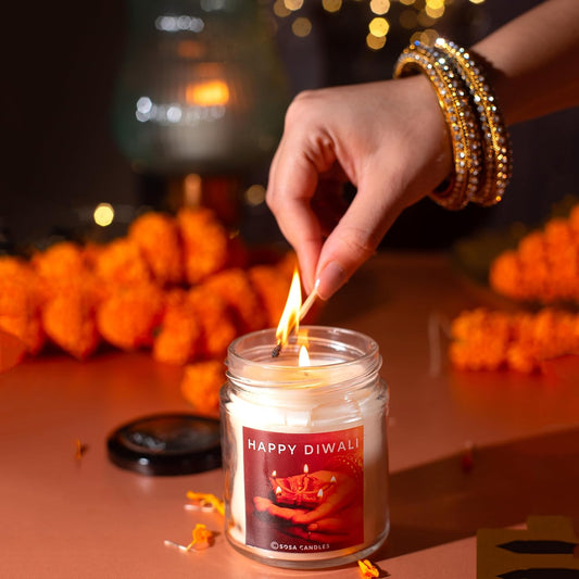 Happy Diwali Scented Candle