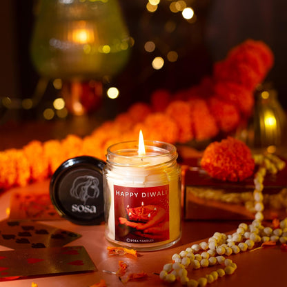 Happy Diwali Scented Candle