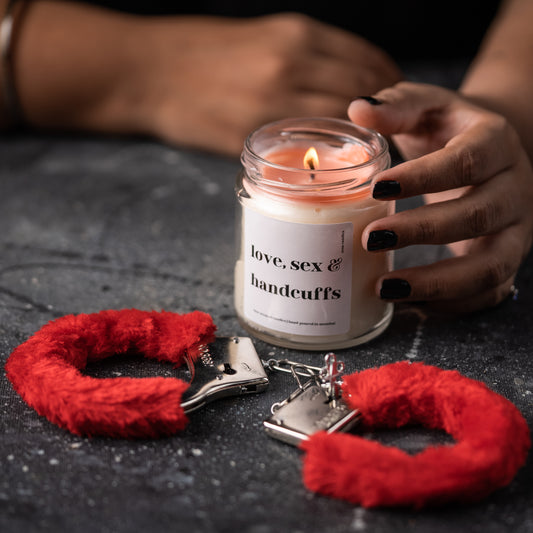 Love. Sex and Handcuffs Scented Candles