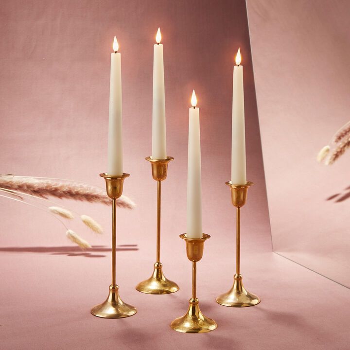 Set of 4 Taper Candles for Home Decor | Taper Candles for a Romantic Evening