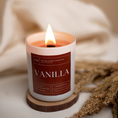 Vanilla Woodenwick Candle - The Warm Hug You Can Light