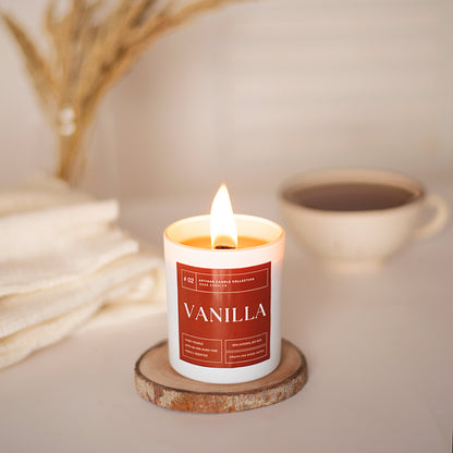 Vanilla Woodenwick Candle - The Warm Hug You Can Light