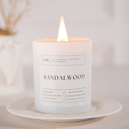 Sandalwood Woodenwick Candle