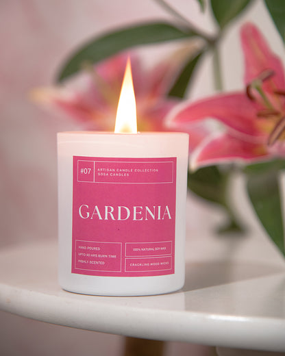 Gardenia Woodenwick Candle